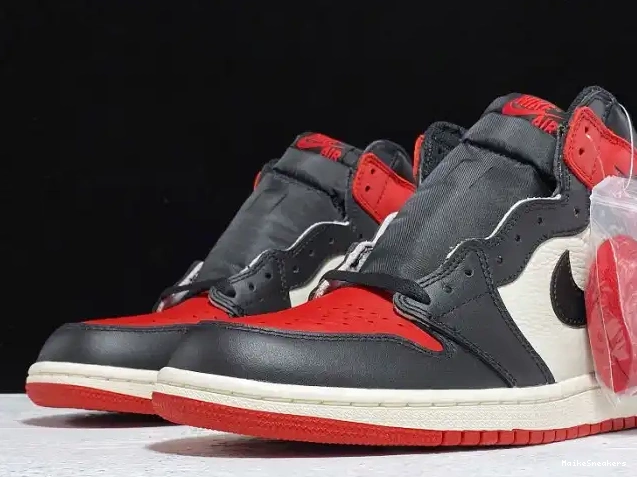 MaikeSneakers OG High Retro Toe Air 555088-610 Jordan Bred 1 0526